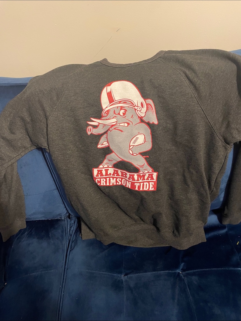 Alabama Crimson Tide Gray Crewneck Sweatshirt